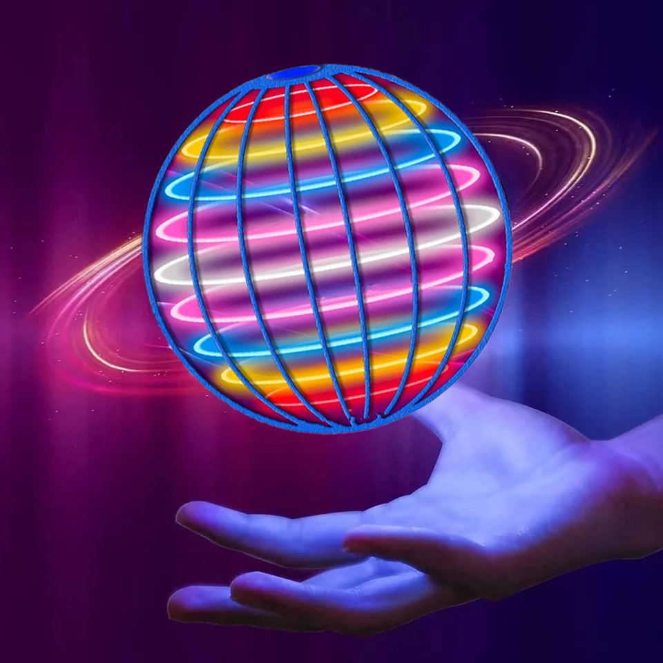 Drone Strobe Light - Bola terbang bumerang Flyorb Magic dengan