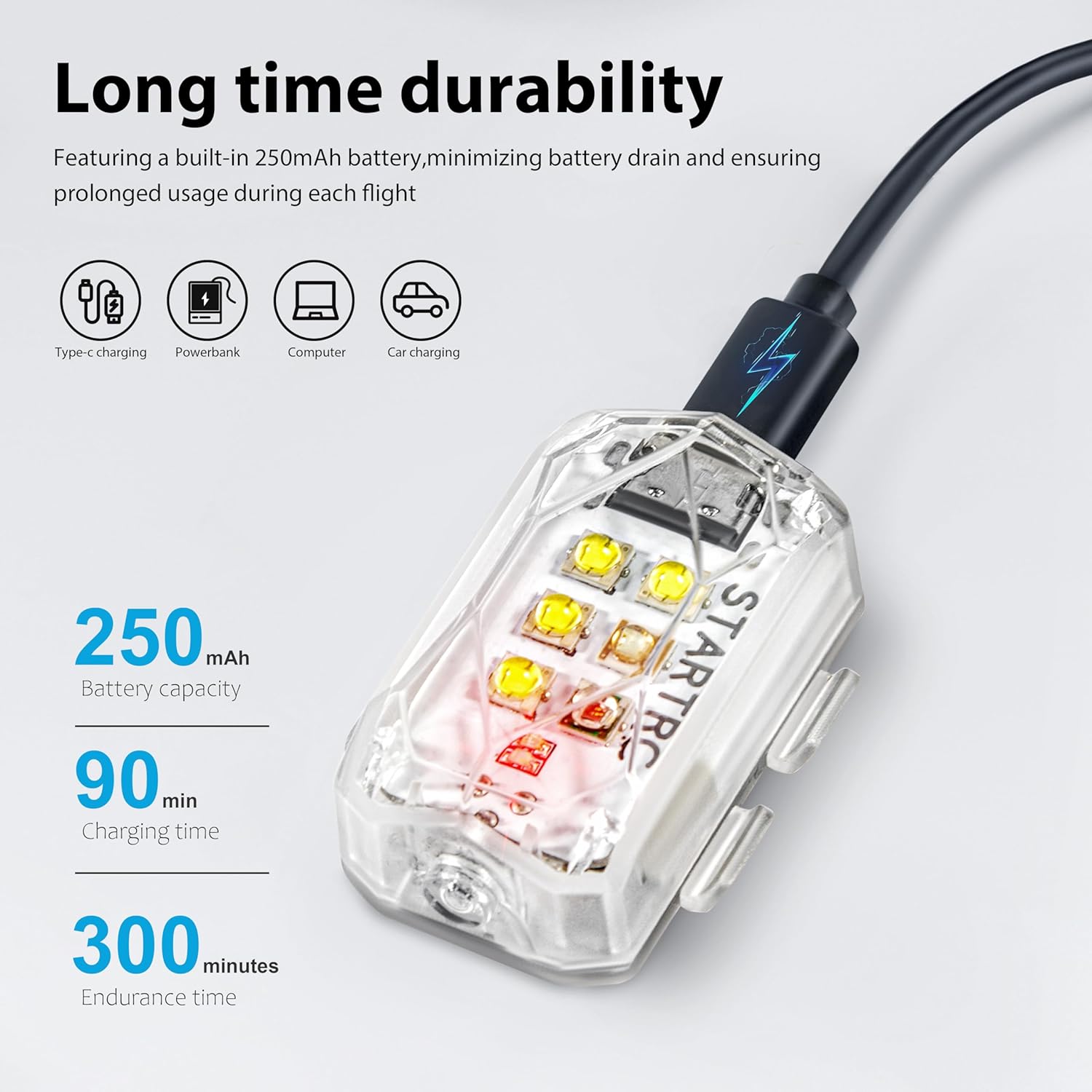 Lampu Strobo Drone STARTRC Lam - Drone Strobe Light ulasan dan harga