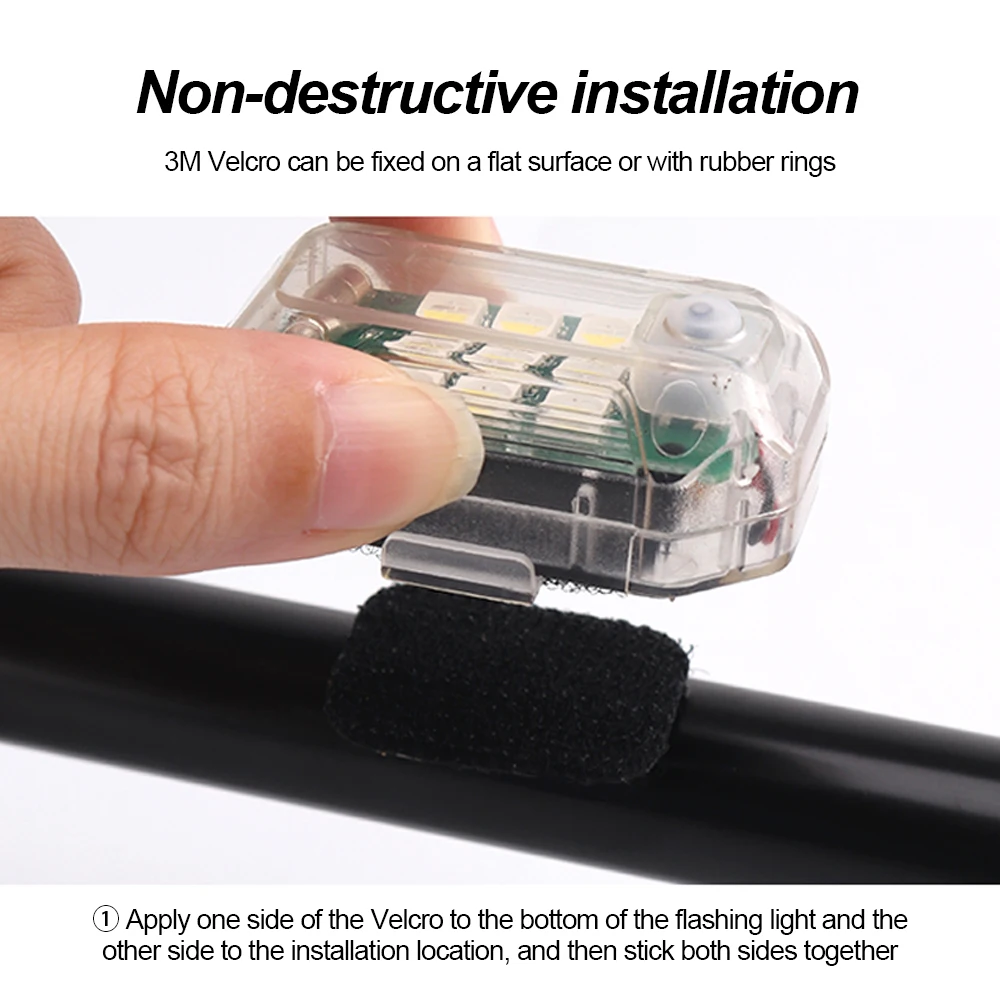 Lampu sorot LED Remote Control - Drone Strobe Light ulasan dan harga