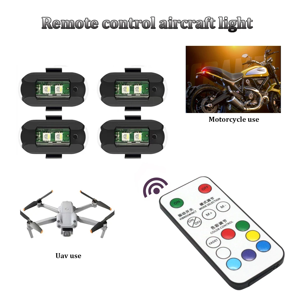 Lampu sorot LED Remote control - Drone Strobe Light ulasan dan harga
