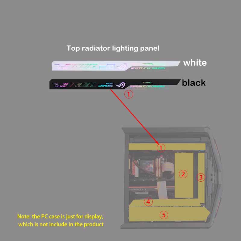 Panel Pencahayaan ARGB Ukiran  - Holy Stone Drone Hs440 ulasan dan harga